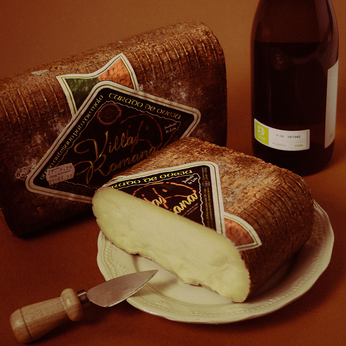 Queso de oveja curado Pata de Mulo Villa Romana